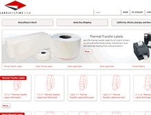 Tablet Screenshot of labelsontime.com